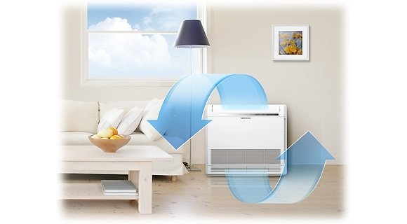 Напольно-потолочная VRF система 4-4,9 кВт Samsung AM045KNJDEH/TK