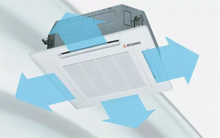 Кассетная VRF система 5-5,9 кВт Mitsubishi Heavy FDT56KXZE1-W