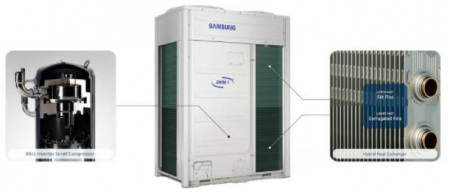 Наружный блок VRF системы 60-90,9 кВт Samsung AM280MXVGNR/TK