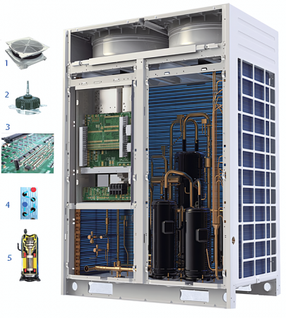 Наружный блок VRF системы 60-90,9 кВт Carrier 38VF032H119016