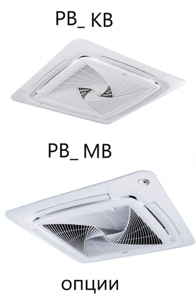 Кассетная VRF система 3-3,9 кВт Haier AB122MRERA